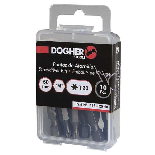 Dogher 413-T05-10 - Caja 10 Puntas De Atornillar S2 50Mm T05