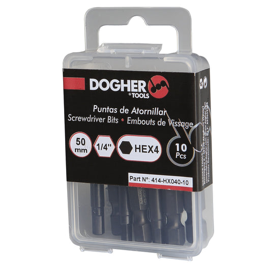 Dogher 414-Hx030-10 - Caja 10 Puntas Atornillar S2 50Mm Hx 3,0