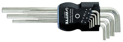 Witte 45030 - Juego de 9 llaves Allen largas
