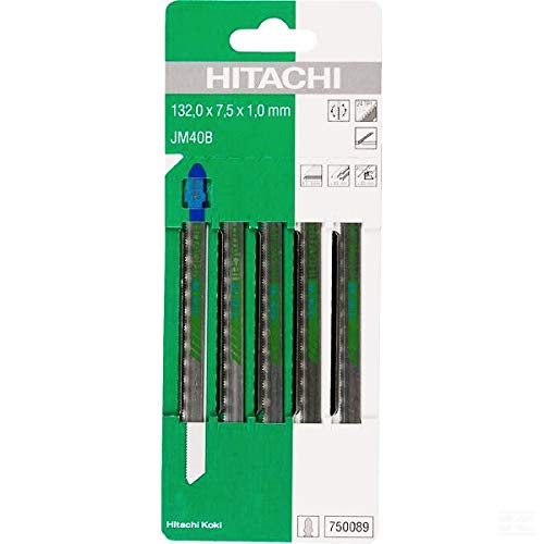 Hikoki 750089 - 5 hojas de sierra de calar metal BIM JM40B/T318AF