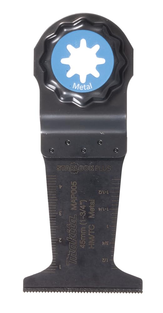 Makita B-66363 - Starlock Plus Hoja de inmersión 45x50 mm 23TPI TC/HM Metal