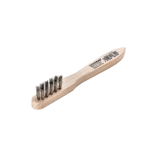 LessMann 125231 - Spark plug brushes 150 x 15 mm 3 rows steel wire stainless ROF crimped 0,15 mm high 15 mm "LESSMANN"