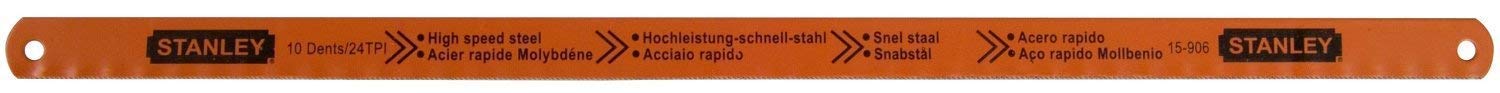 Stanley 0-15-900 - Hojas de sierra para metal Rubis de 300 mm en acero HSS al molibdeno, 5 uds