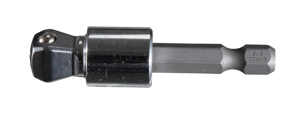 Makita E-03420 - Adaptador articulado 1/4" hexagonal a 3/8" cuadrado, 50 mm, Impact Premier