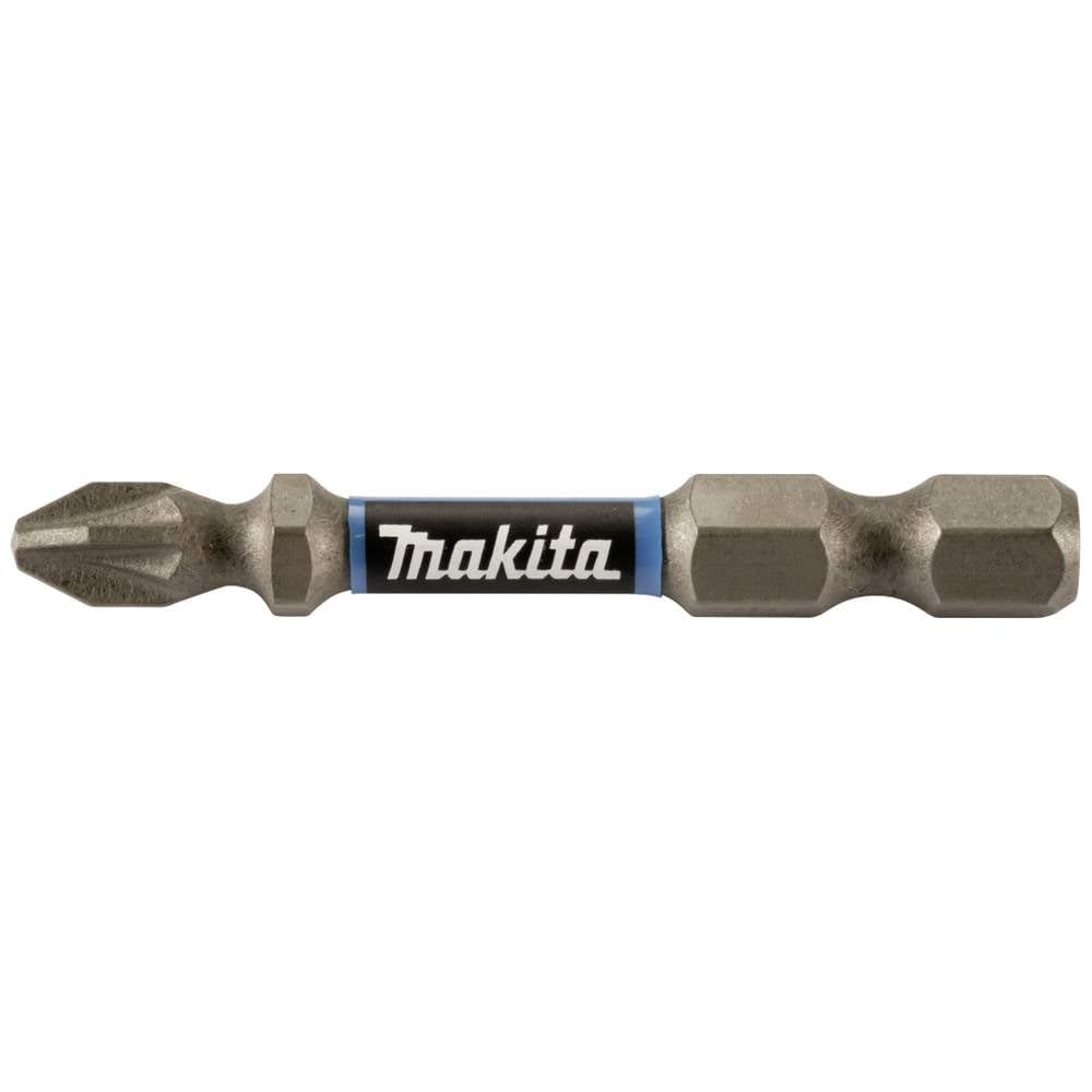Makita E-03383 - Puntas de atornillar PZ2 de 50 mm, Impact Premier (Lote de 10 uds)