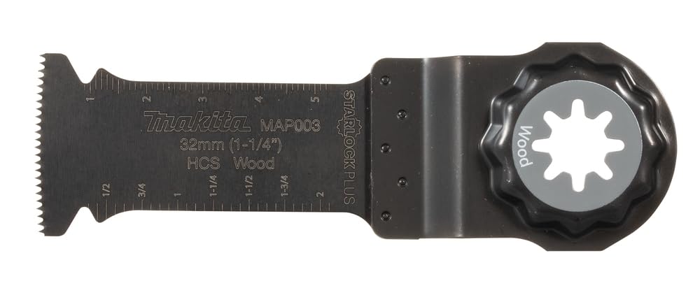 Makita B-66341 - Starlock Plus Hoja de sierra de inmersión 32x60 mm 18TPI MAP003 Madera