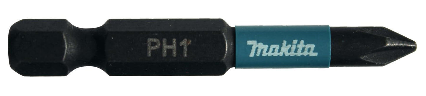 Makita B-63719 - Broca de Tornillo Negra de Impacto PH1 (Lote de 2 uds)