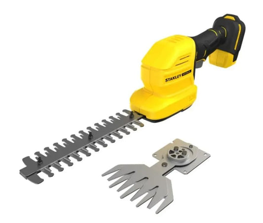 STANLEY Kit Tijera cortacésped + arreglasetos V20 para uso profesional para resolver tareas completas con mayor eficiencia con medida o especificación 20 L