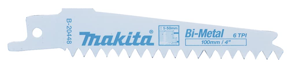 Makita B-20448 - Hoja sierra recta 100x0,9 mm 6TPI BiM Placas yeso (Lote de 5 uds)