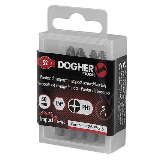 Dogher 425-Ph2-5 - Caja 5 Puntas De Impacto S2 Ph2 50Mm