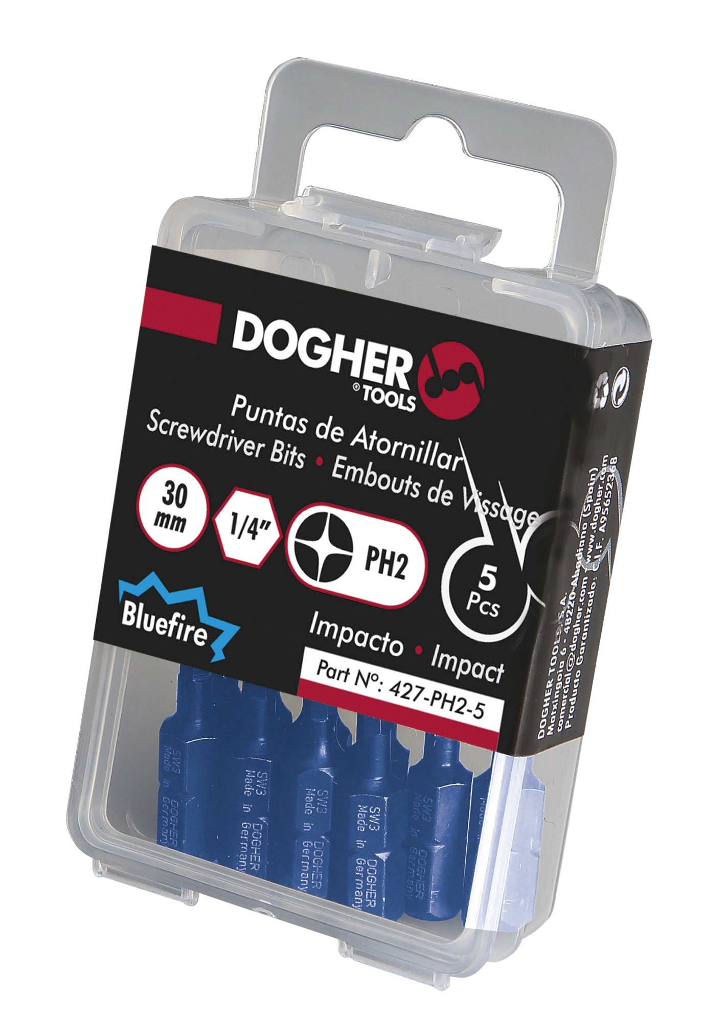 Dogher 427-Ph2-5 - Puntas De Impacto S2 Ph2 5 Pzas