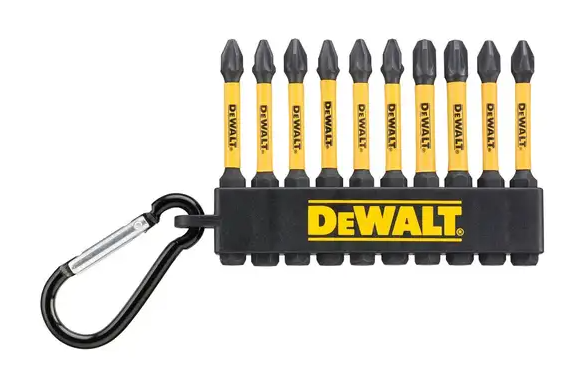 DeWalt DT7274-QZ - Juego de puntas de destornillador de alto impacto Pozi y Phillips de 50 mm PZ1 PZ2 PH2