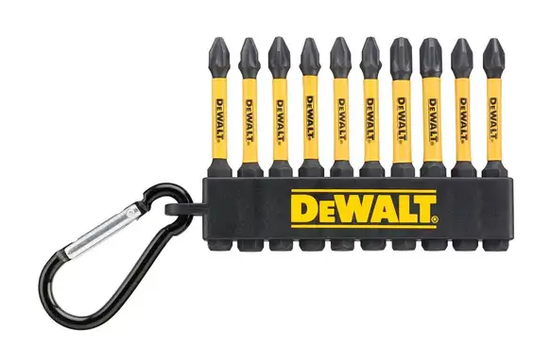 DeWalt DT7274-QZ - Juego de puntas de destornillador de alto impacto Pozi y Phillips de 50 mm PZ1 PZ2 PH2