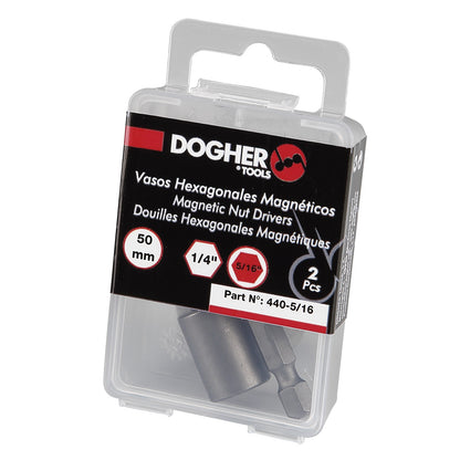 Dogher 440-060 - Caja 2 Vasos Magneticos 6X50Mm