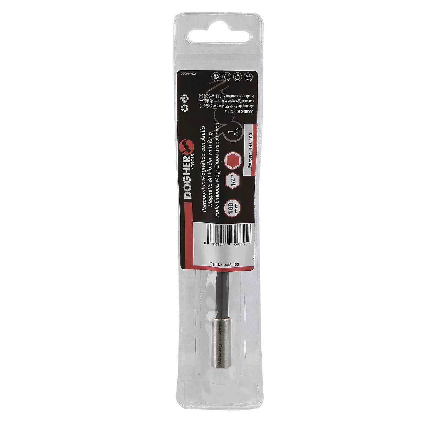 Dogher 443-100 - Portapuntas Magnetico Anillo 100Mm
