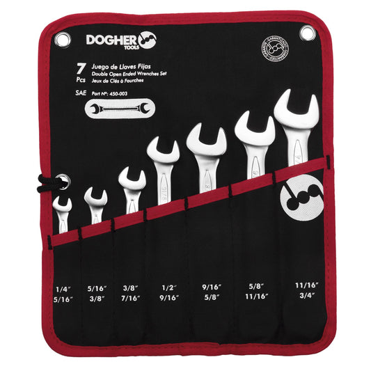 Dogher 450-003V - Bolsa Nylon 7 Llaves Doble Boca Abierta SAE Vacía