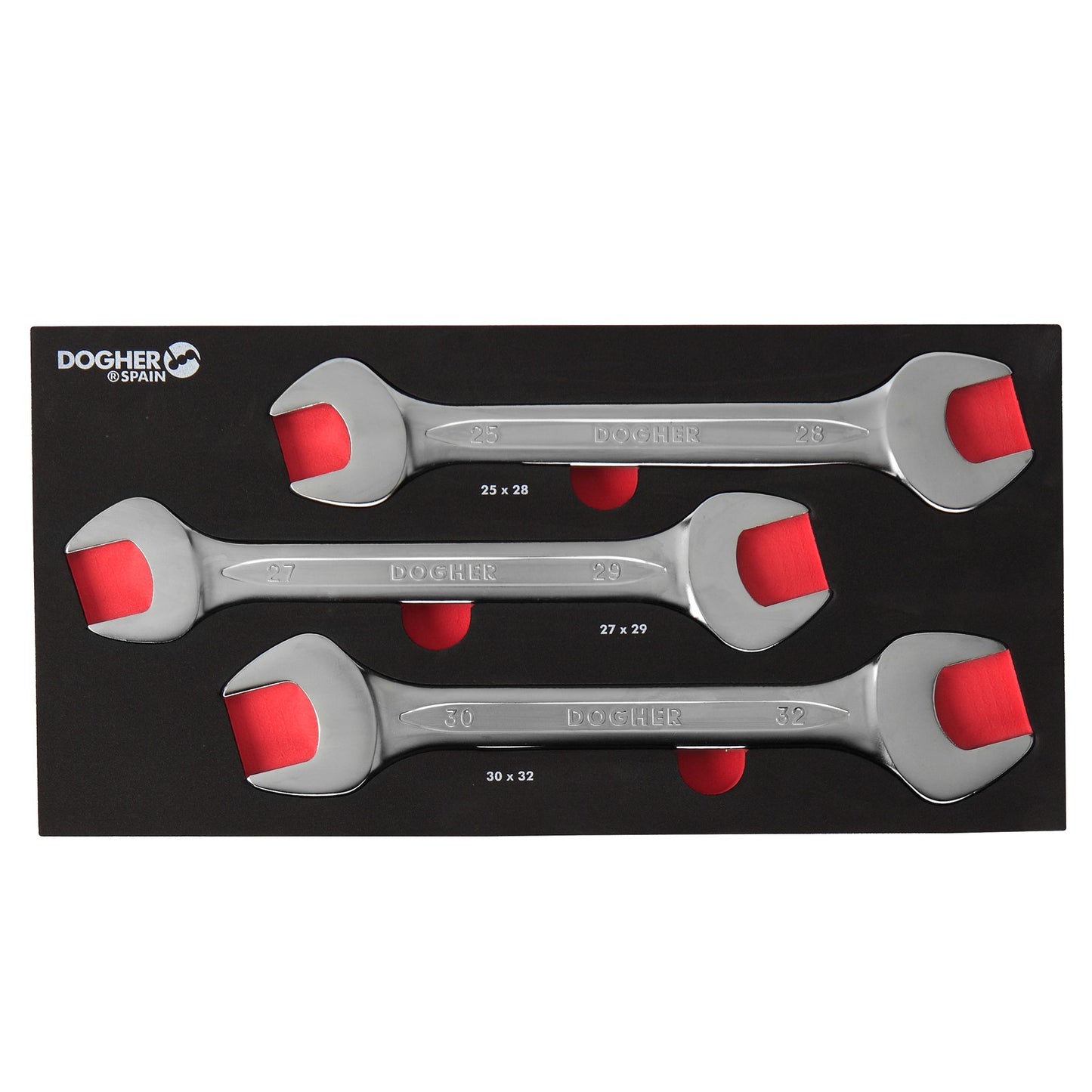 Dogher 450-082 - Bandeja Combinable 1/3 - 3 Llaves Doble Boca Abierta