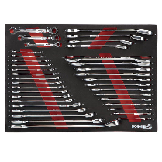 Dogher 450-084 - Ban.Espuma Llaves Fij-Comb 37Pcs Entera
