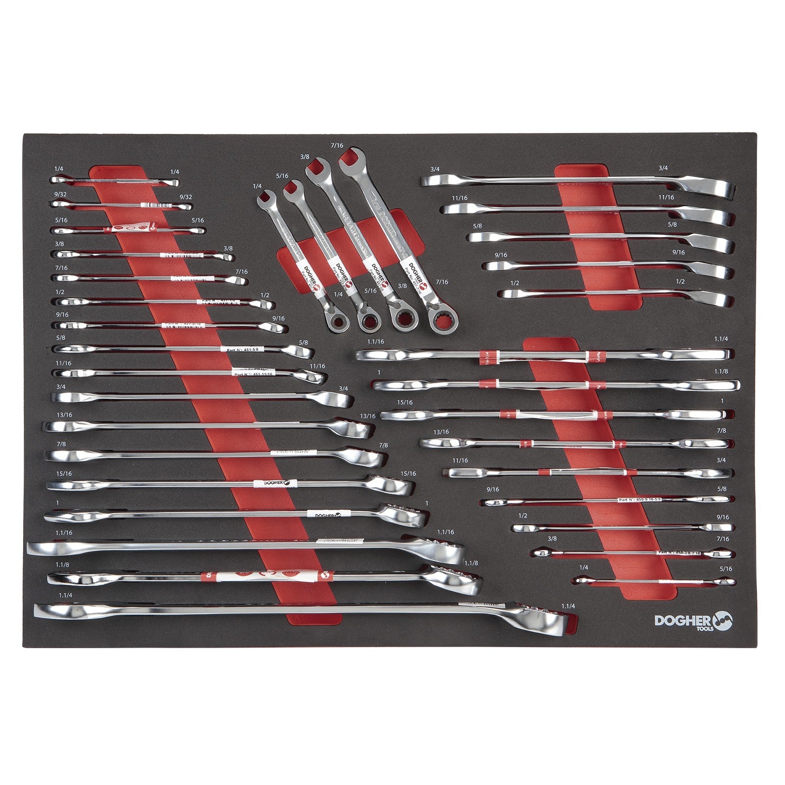 Dogher 450-090 - B.Comb.Entera 35Pcs Llaves Sae