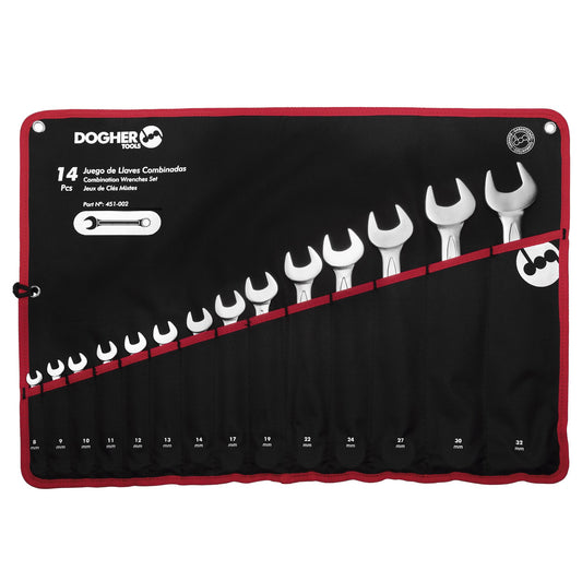 Dogher 451-002 - Bolsa Nylon 14 Llaves Combinadas 8-32mm