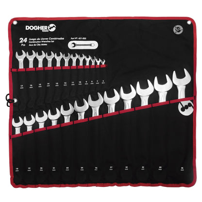 Dogher 451-005 - Bolsa Nylon 24 Llaves Combinadas 6-36mm