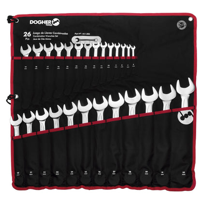 Dogher 451-006 - Bolsa Nylon 26 Llaves Combinadas 6-32mm