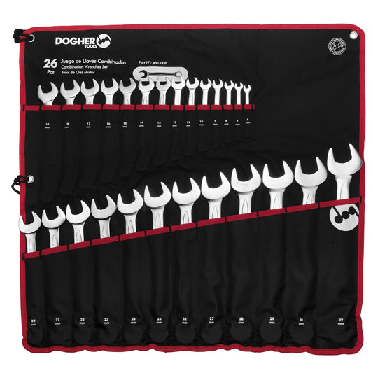 Dogher 451-006V - Bolsa Nylon 26 Llaves Combinadas Vacía
