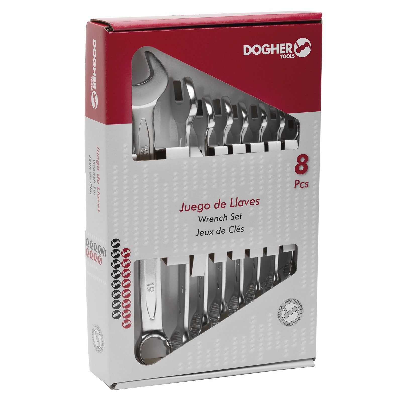 Dogher 451-038 - Caja 8 Llaves Combinadas 8-19