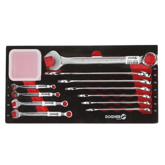 Dogher 451-082 - Bandeja Combinable 1/3 - 11 Llaves Combinadas