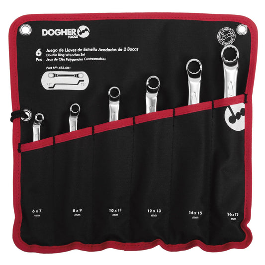Dogher 453-001 - Bolsa Nylon 6 Llaves Estrella Acod. 75º