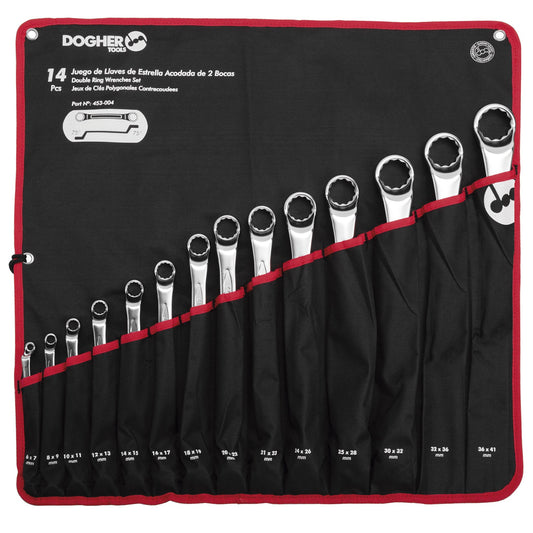 Dogher 453-004 - Bolsa Nylon 14 Llaves Estrella Acod.75º