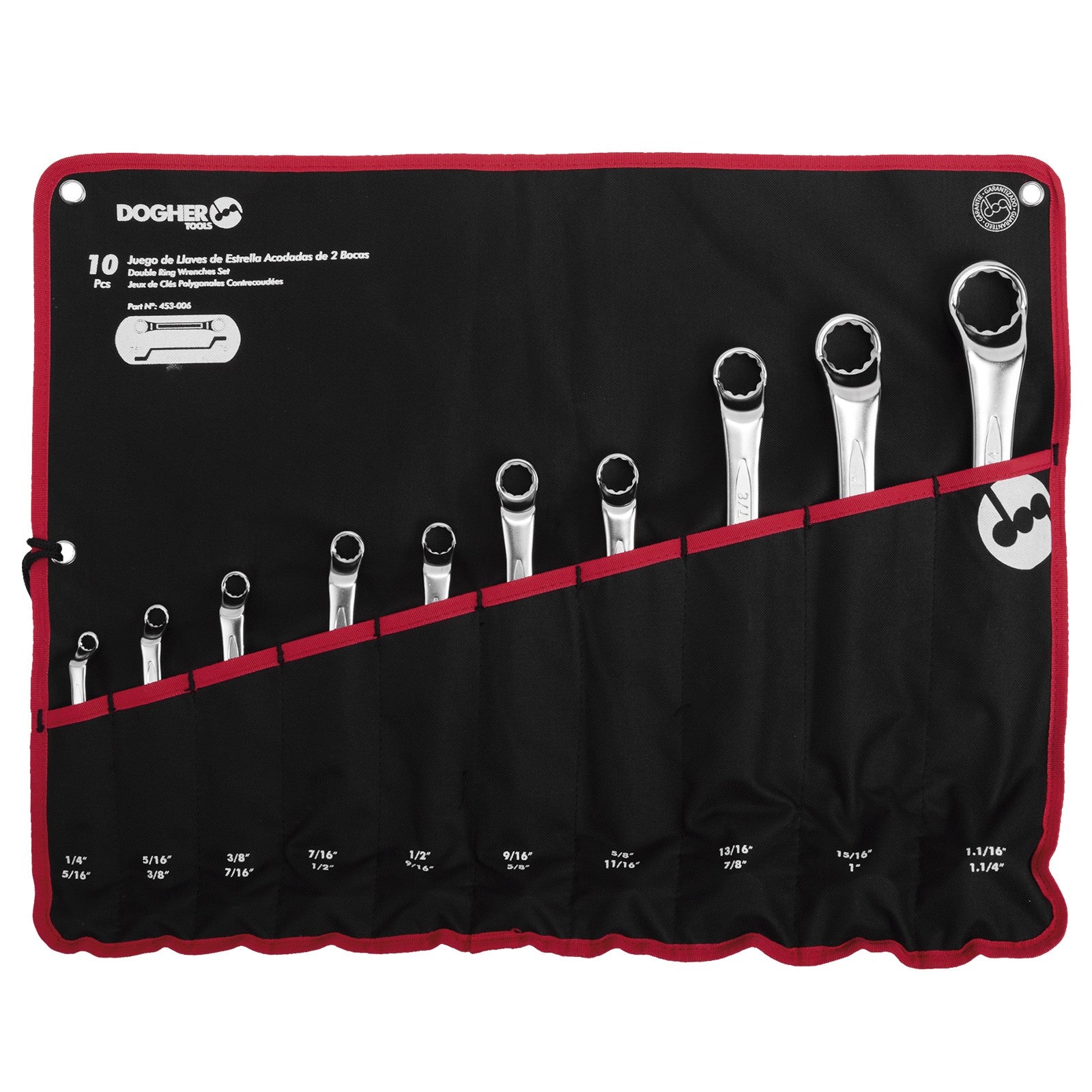 Dogher 453-006 - Bolsa 10 Llaves Estrella Acodada 75º Sae
