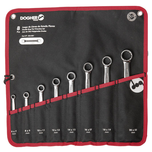 Dogher 454-001V - Bolsa de Nylon 8 Llaves Dos Bocas CrV Estrella Plana Vacía