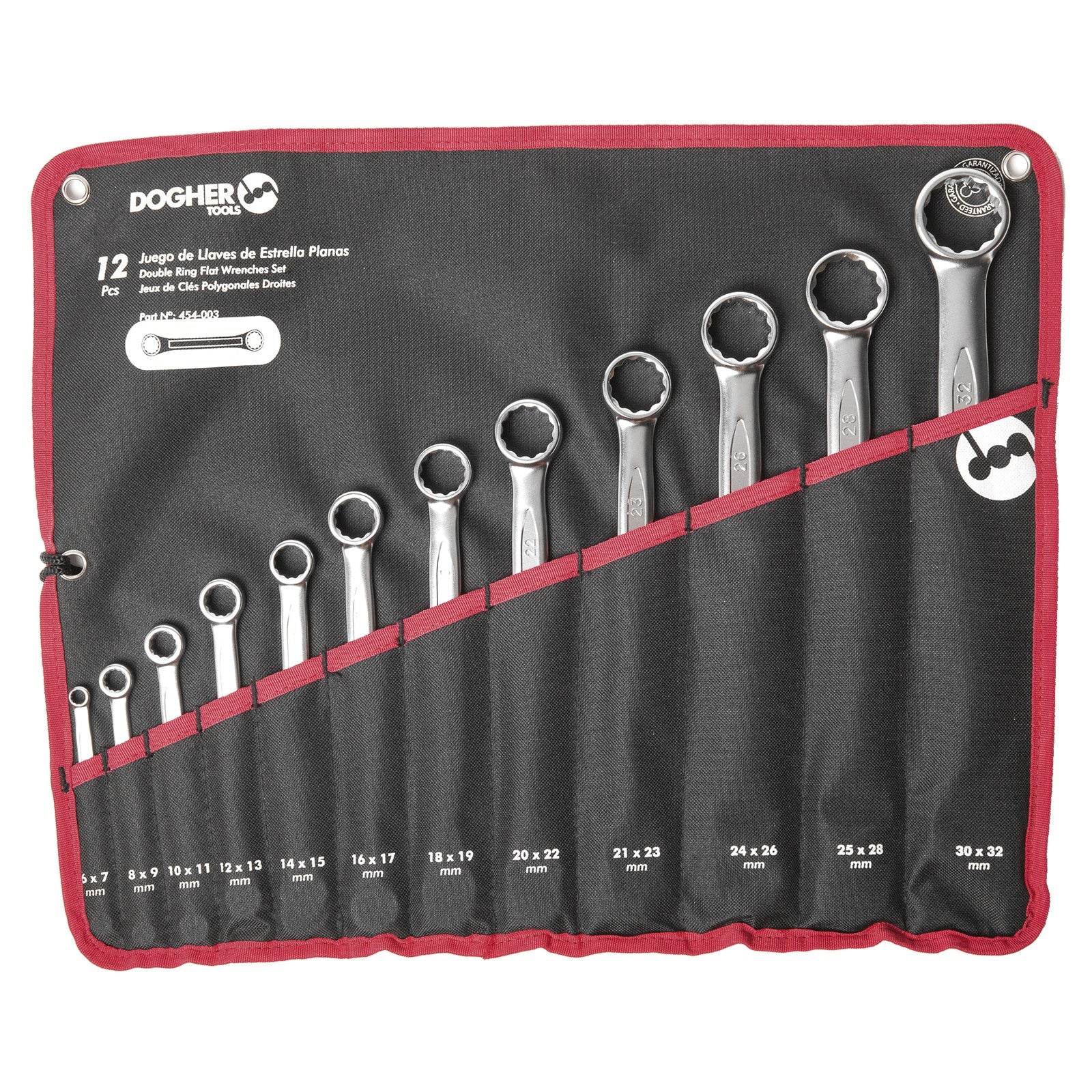 Dogher 454-003V - Bolsa de Nylon 12 Llaves Dos Bocas CrV Estrella Plana Vacía