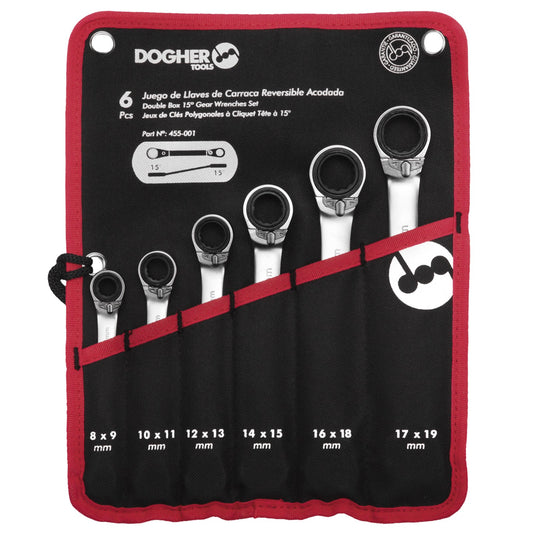 Dogher 455-001 - Bolsa 6 Llaves Carraca Rev Acodada 15º