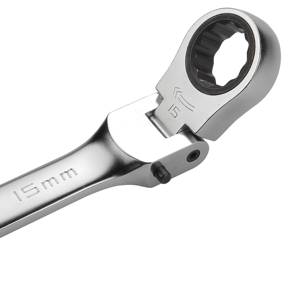 Dogher 458-036 - Caja 6 Llaves Combinada CrV Fija y de Carraca Flexible