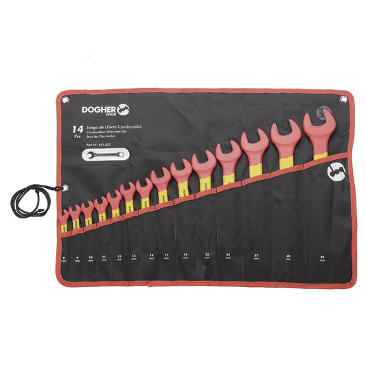 Dogher 4581-002 - Bolsa 14 Llaves Fijas Abiertas Vde