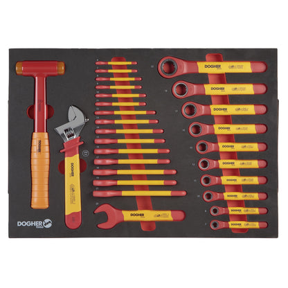 Dogher 025-610 - Carro Mecánico VDE F1 6 Cajones 84 Herramientas