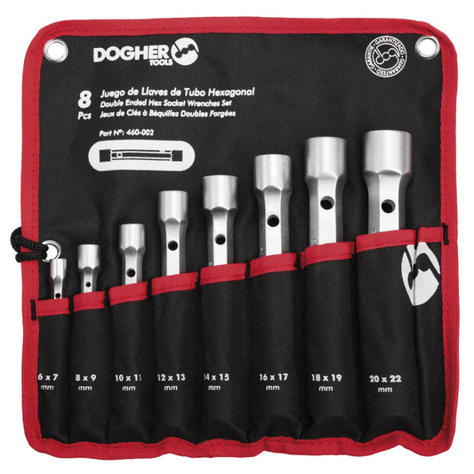 Dogher 460-002 - Bolsa Nylon 8 Llaves De Tubo Hexagonal