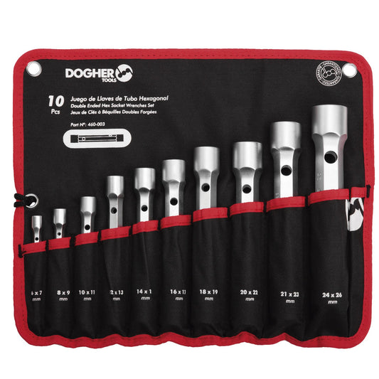 Dogher 460-003 - Bolsa Nylon 10 Llaves De Tubo Hexagonal