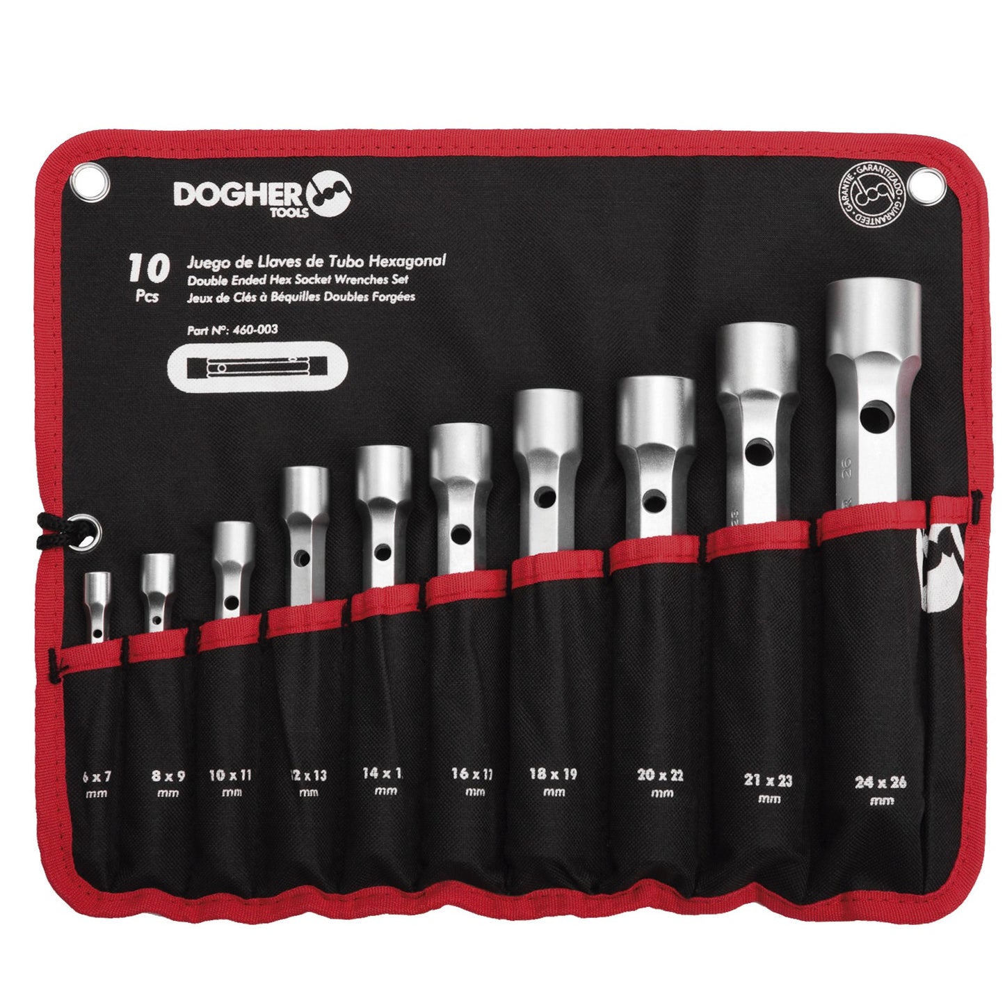 Dogher 460-003V - Bolsa Nylon Llave Tubohex 10Pzas Vacia