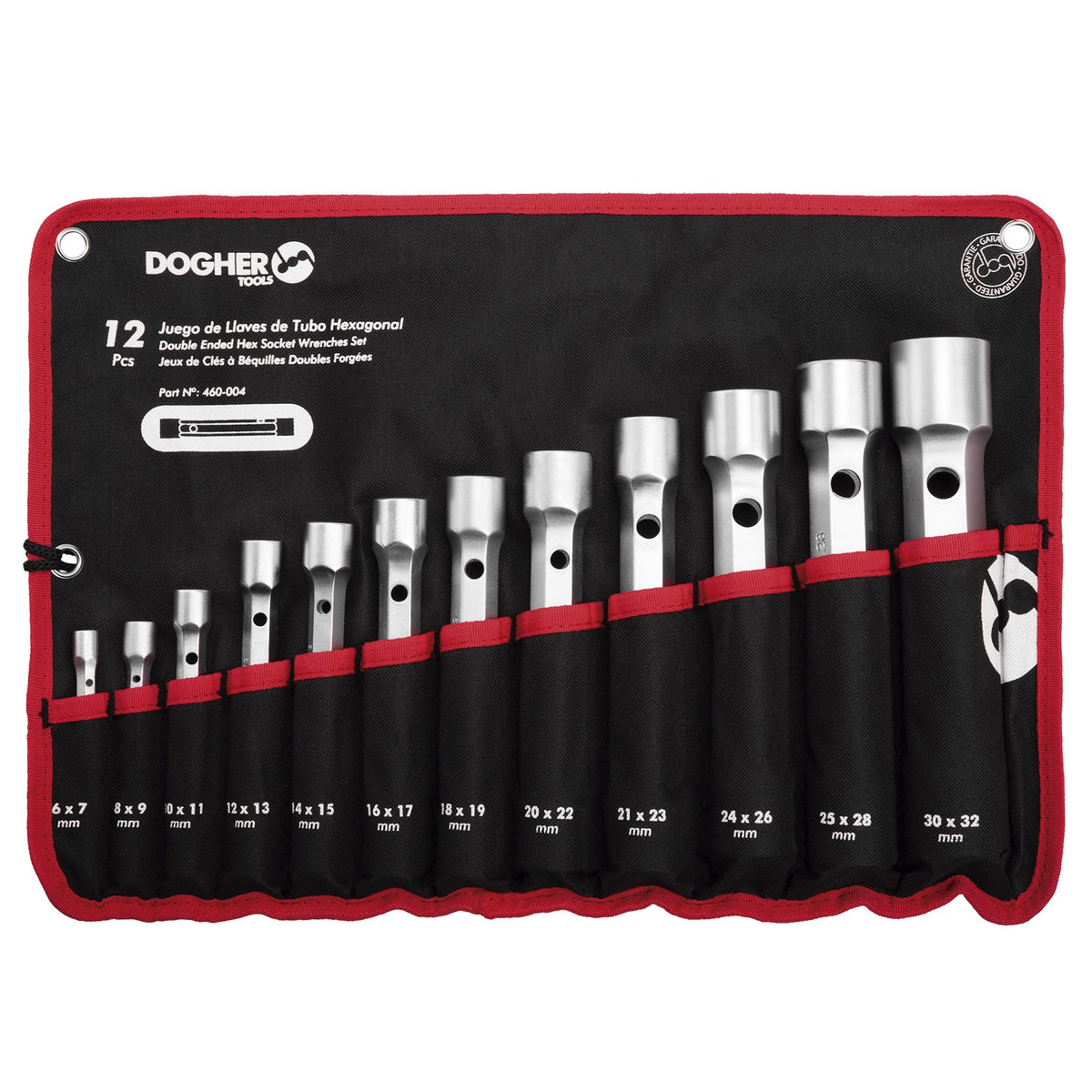 Dogher 460-004 - Bolsa Nylon 12 Llaves De Tubo Hexagonal