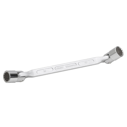 Dogher 467-001 - Bolsa 7 Llaves de Vaso Articulada Doble CrV