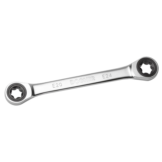 Dogher 474-E10-E12 - Llave De Estrella Carraca Plana E10-E12