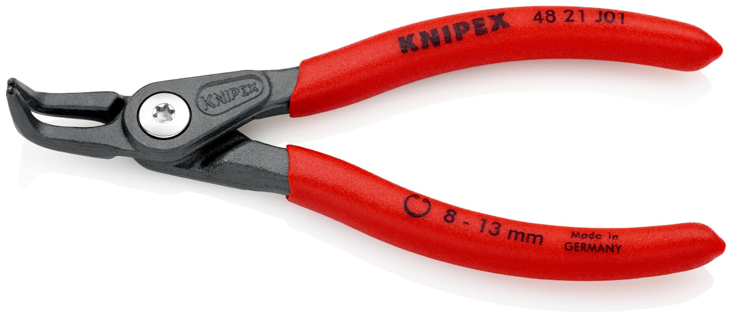 Knipex 48 21 J01 - Precision pliers with 90º mouth for Knipex internal washers, for washers from 8 to 13 mm.