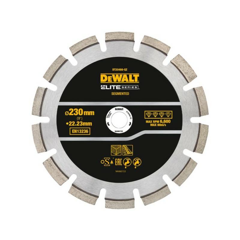 DeWALT Elite - Disco de corte de diamante (230 x 22,23 mm, asfalto)