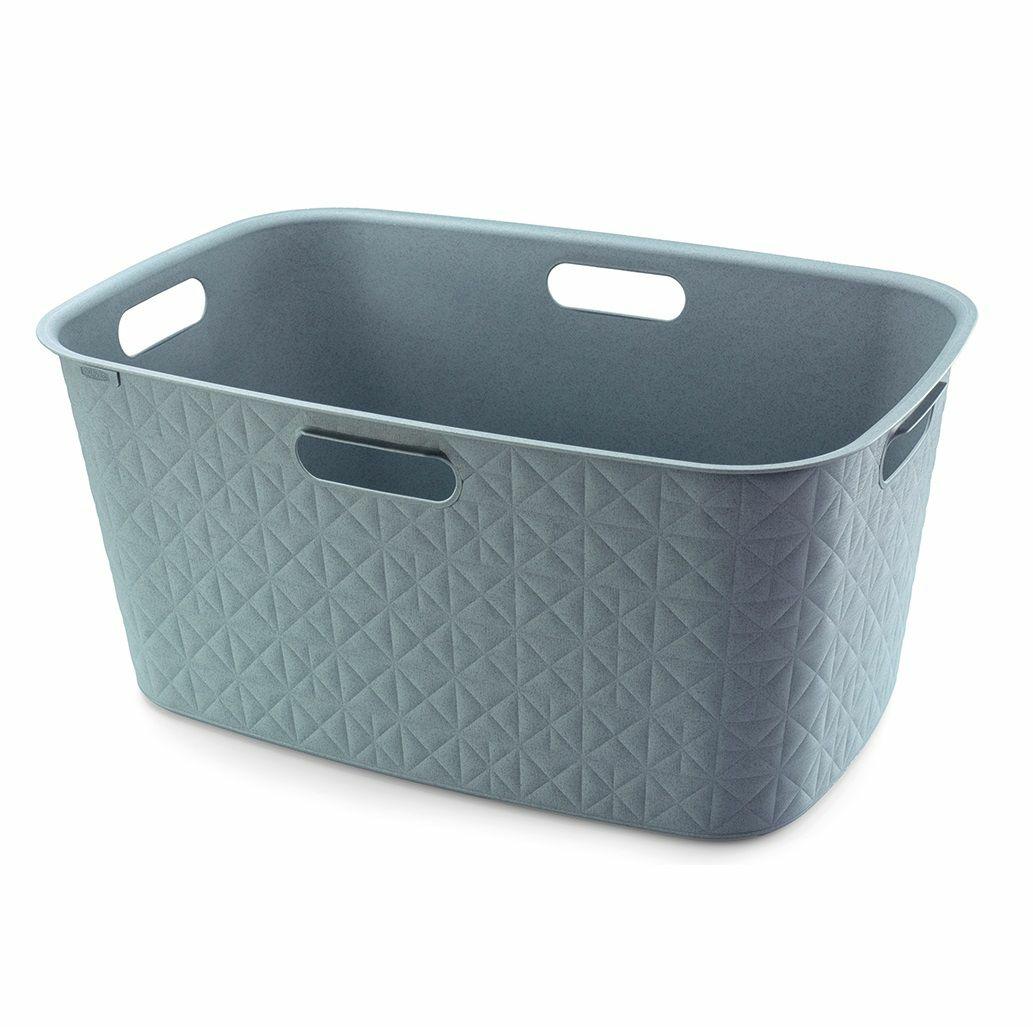 CURVER Softex 45L - Baúl para ropa (diseño elegante, ligero y práctico, 70% reciclado, 59 x 39 x 27 cm), color azul