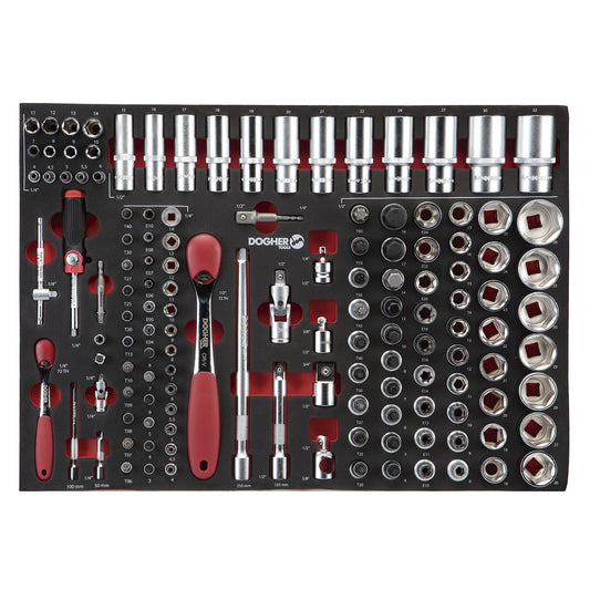 Dogher 500-085 - Ban.Espum Vasos 1/4 Y 1/2 132Pcs Entera