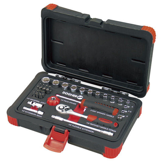 Dogher 501-002 - Maletin Vasos Bihex 1/4 34 Pzas