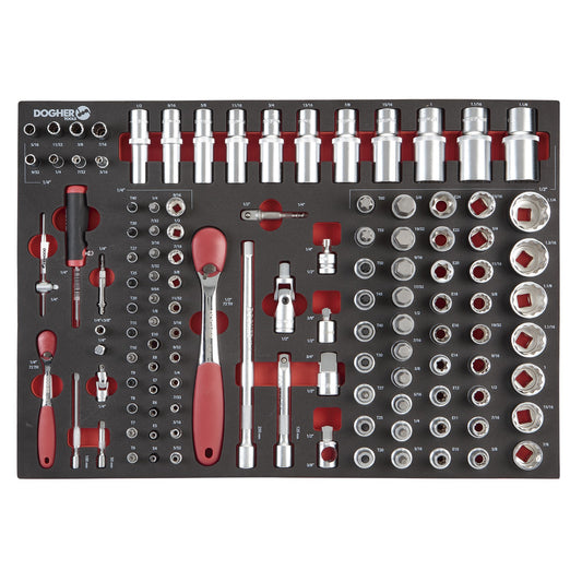 Dogher 501-090 - B.Comb.Entera 115Pcs Vasos Sae 1/4Y1/2